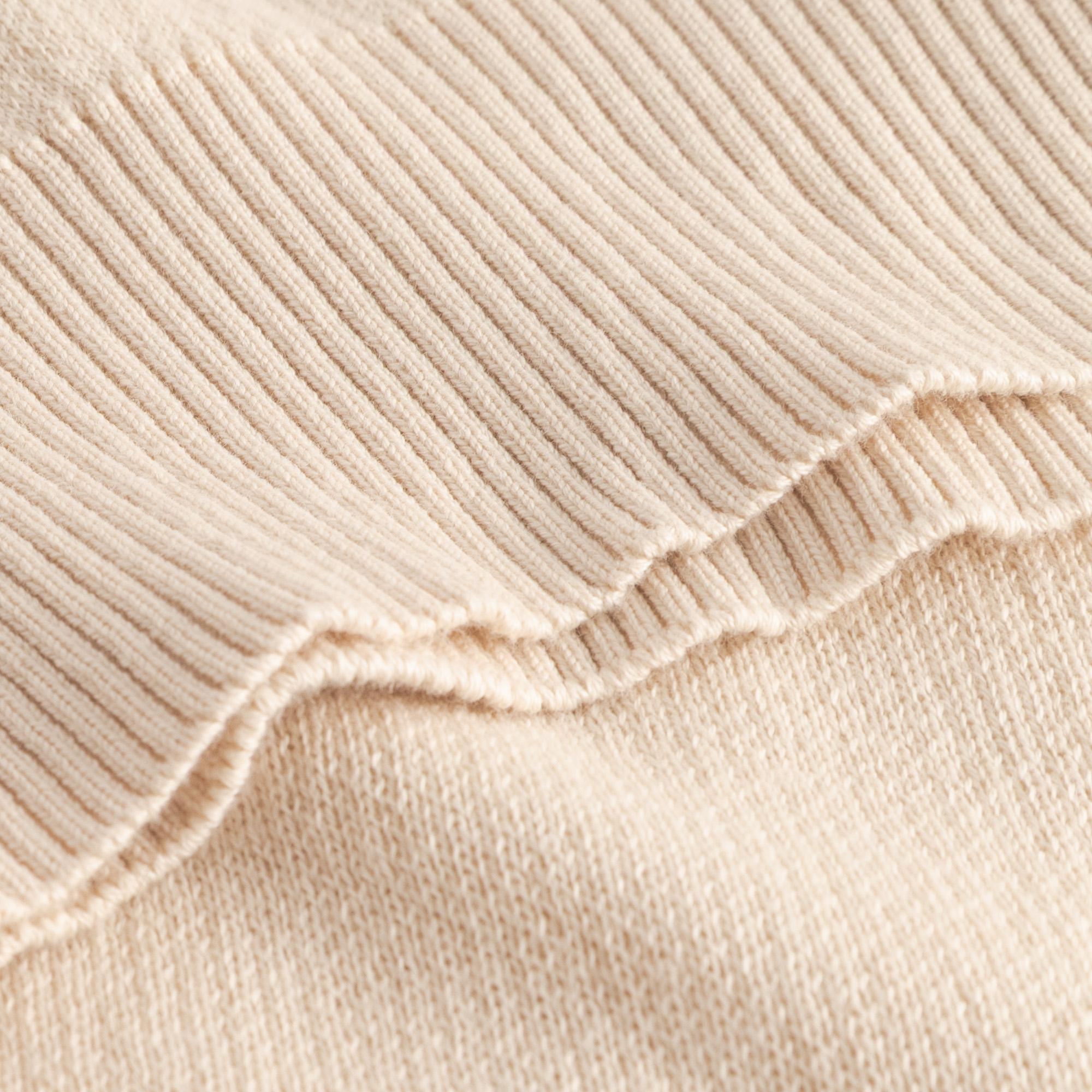 Dedicated Kanan Berries Cardigan  Strickjacke Bio Baumwolle weiß creme